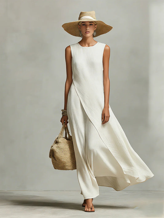 Vestido Élodie | Lino Blanco