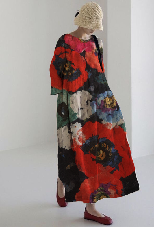 Coral | Vestido Floral
