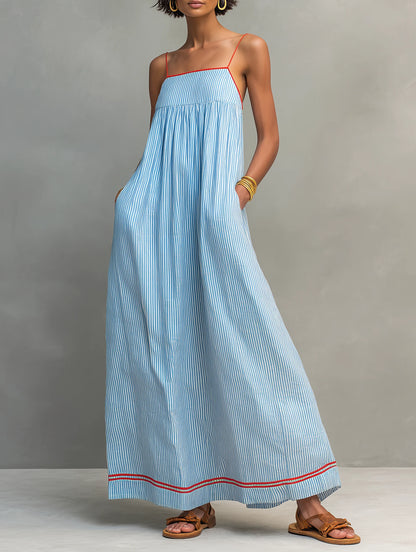 Vestido Camille | Maxi de Rayas