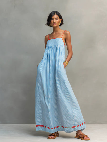 Vestido Camille | Maxi de Rayas