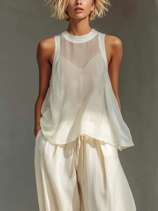 Top Adèle | Elegancia Asimétrica