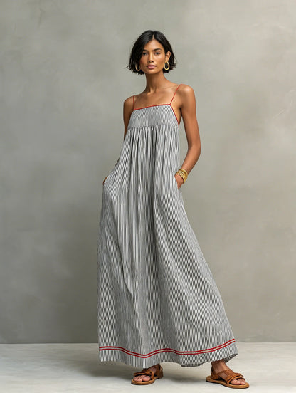 Vestido Camille | Maxi de Rayas