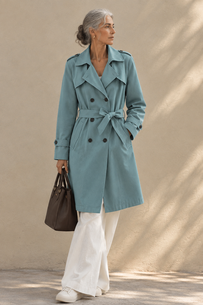 Margaux | Gabardina Ligera con Cinturón