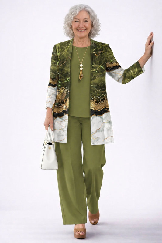 Cristina | Conjunto de tres piezas Classic Elegance