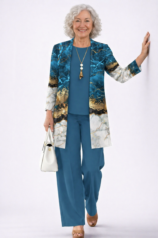 Sara | Conjunto de tres piezas Classic Elegance