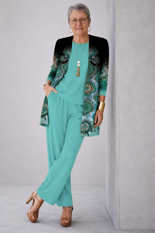 Maribel | Conjunto de Tres Piezas Classic Elegance
