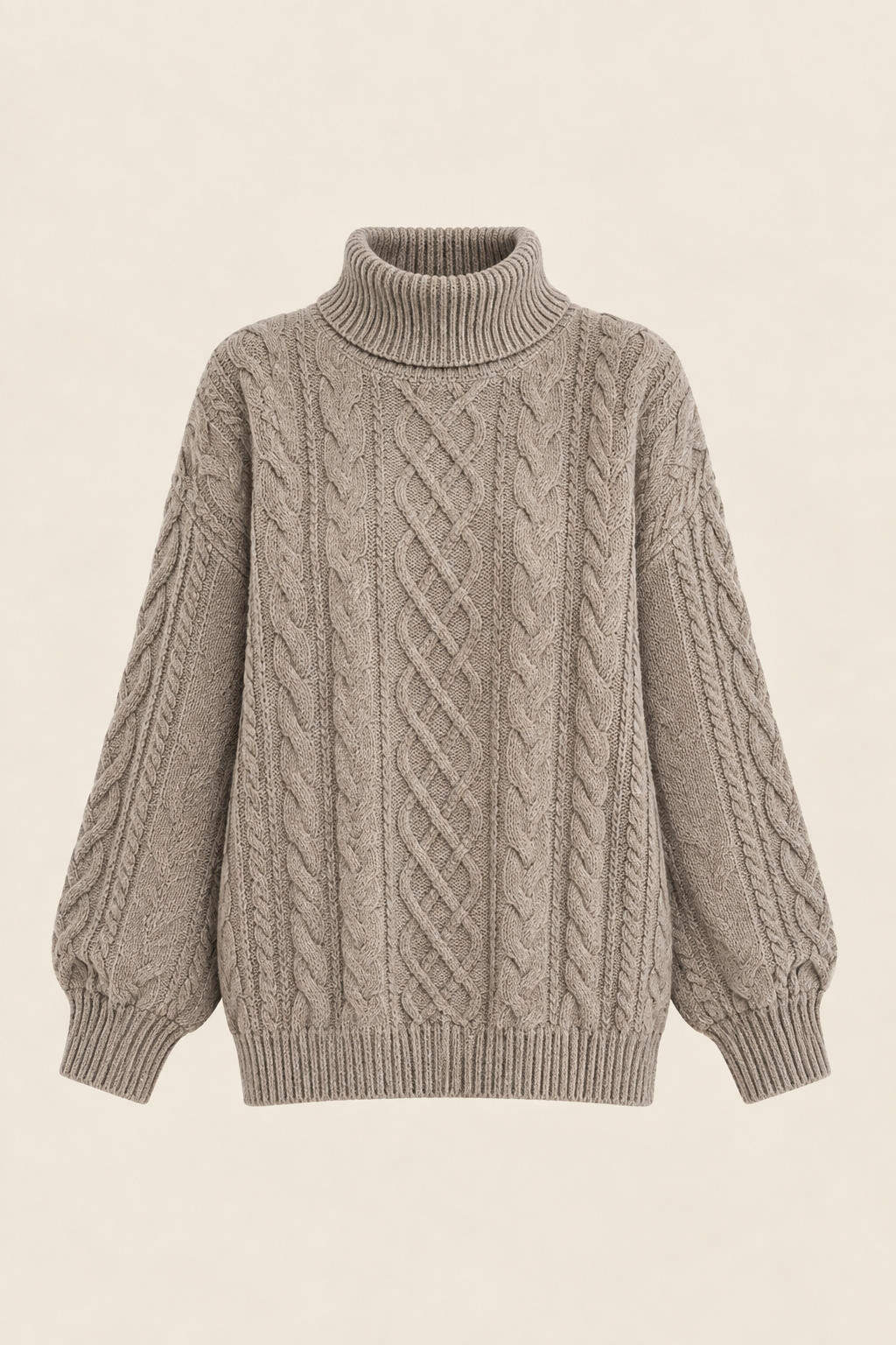 Odette | Jersey de Lana Merina Cuello Alto