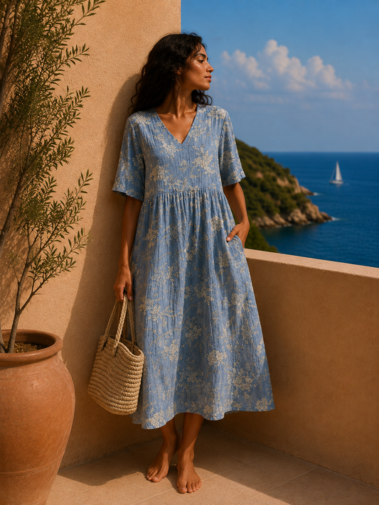 Amandine | Vestido Midi Bohemio