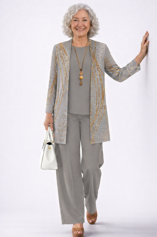 Ana | Conjunto de tres piezas Classic Elegance