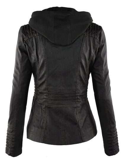 Mercedes - Chaqueta de Piel Resistente y Elegante