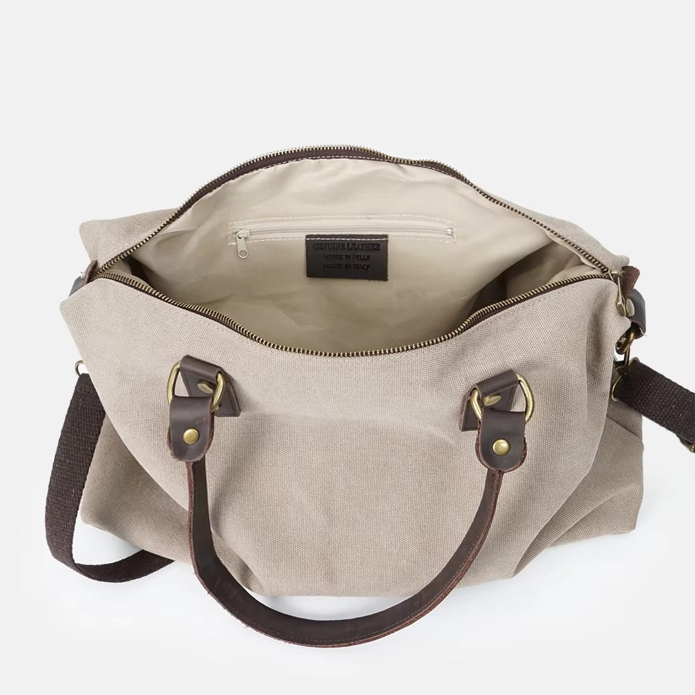 Antonella | Bolso de Loneta y Piel