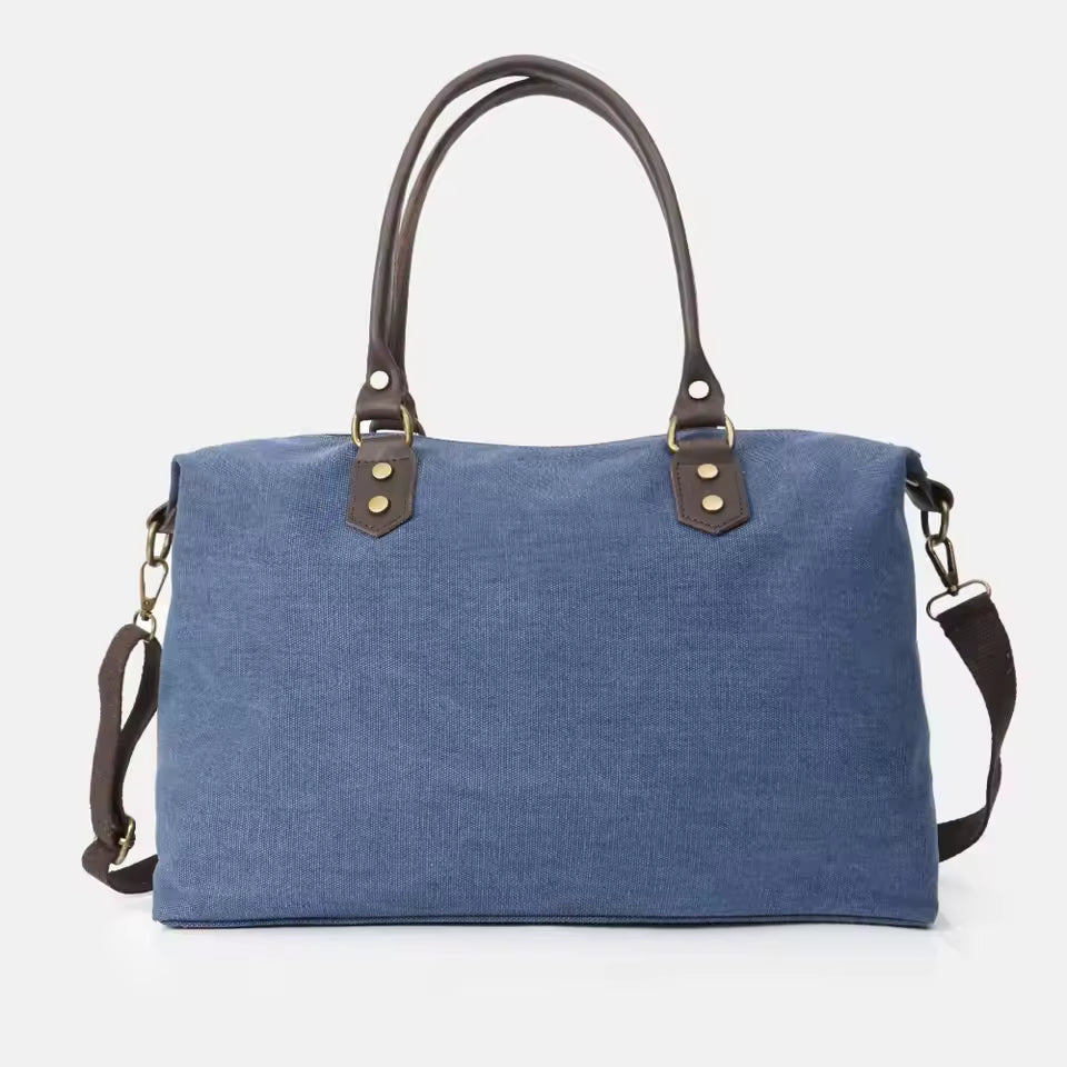 Antonella | Bolso de Loneta y Piel