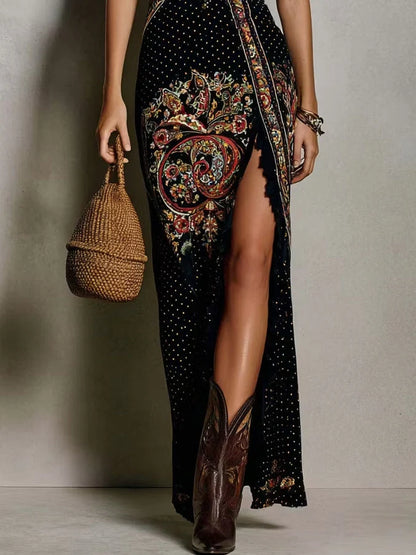 Vestido Diana | Negro Bohemio