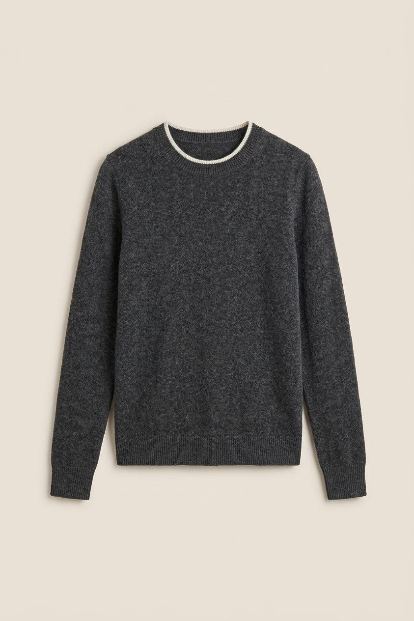 Rosalie | Jersey de Cachemira Cuello Redondo