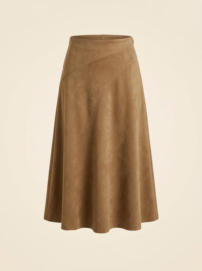 Claire | Falda Midi Corte en A