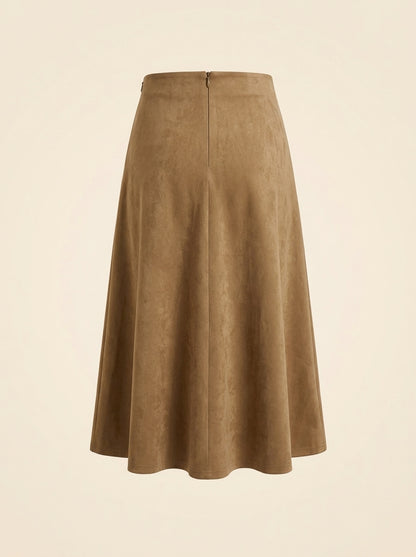 Claire | Falda Midi Corte en A