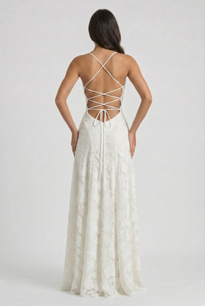 Louise | Vestido Maxi de Encaje Floral