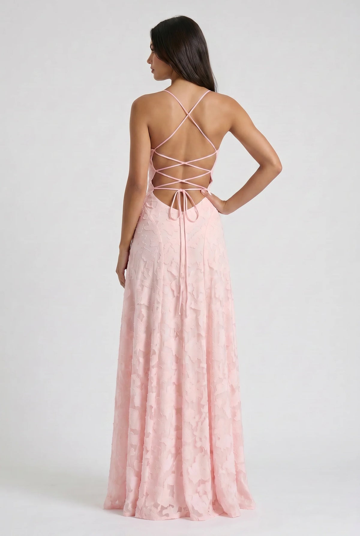 Louise | Vestido Maxi de Encaje Floral