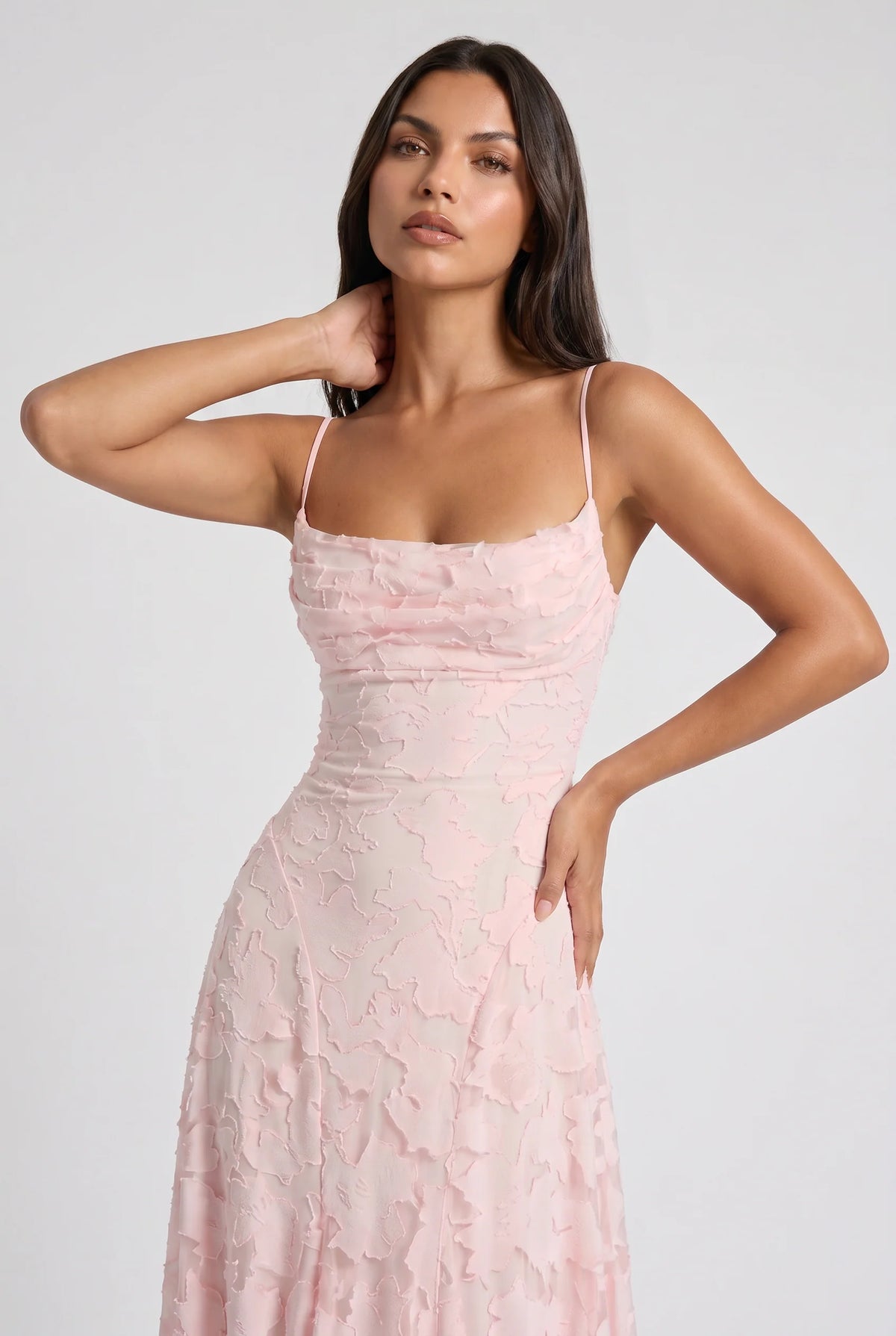 Louise | Vestido Maxi de Encaje Floral