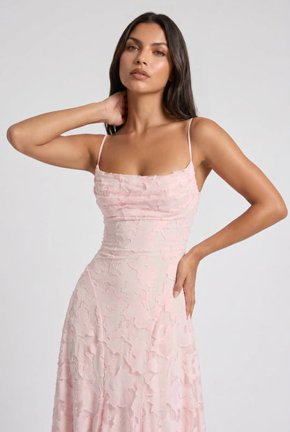 Louise | Vestido Maxi de Encaje Floral