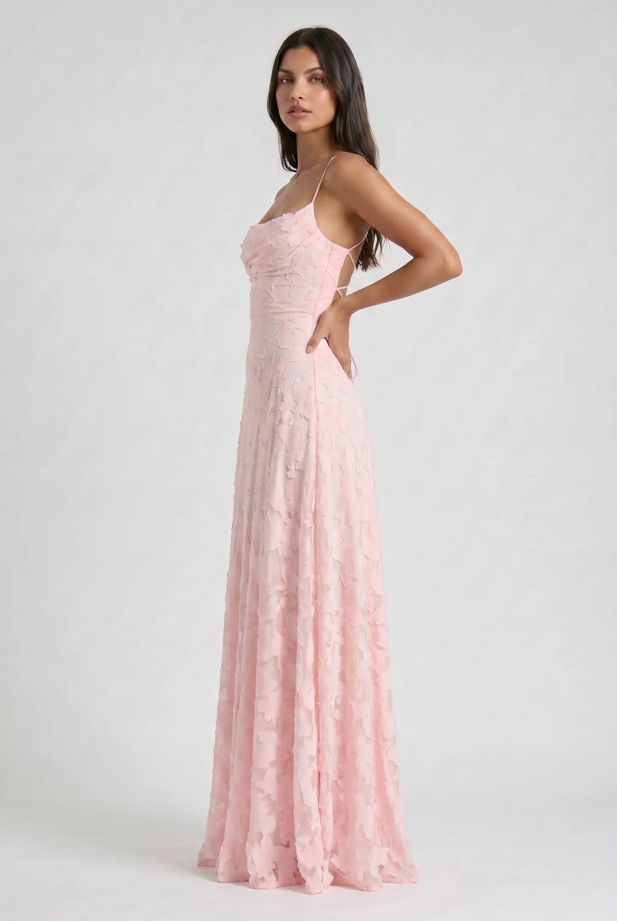Louise | Vestido Maxi de Encaje Floral