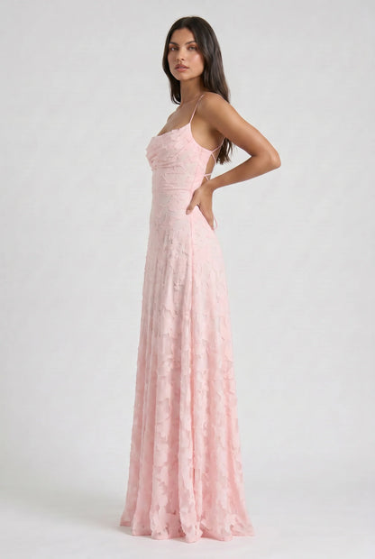 Louise | Vestido Maxi de Encaje Floral