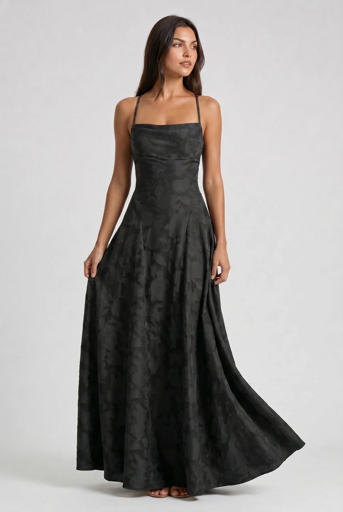 Louise | Vestido Maxi de Encaje Floral