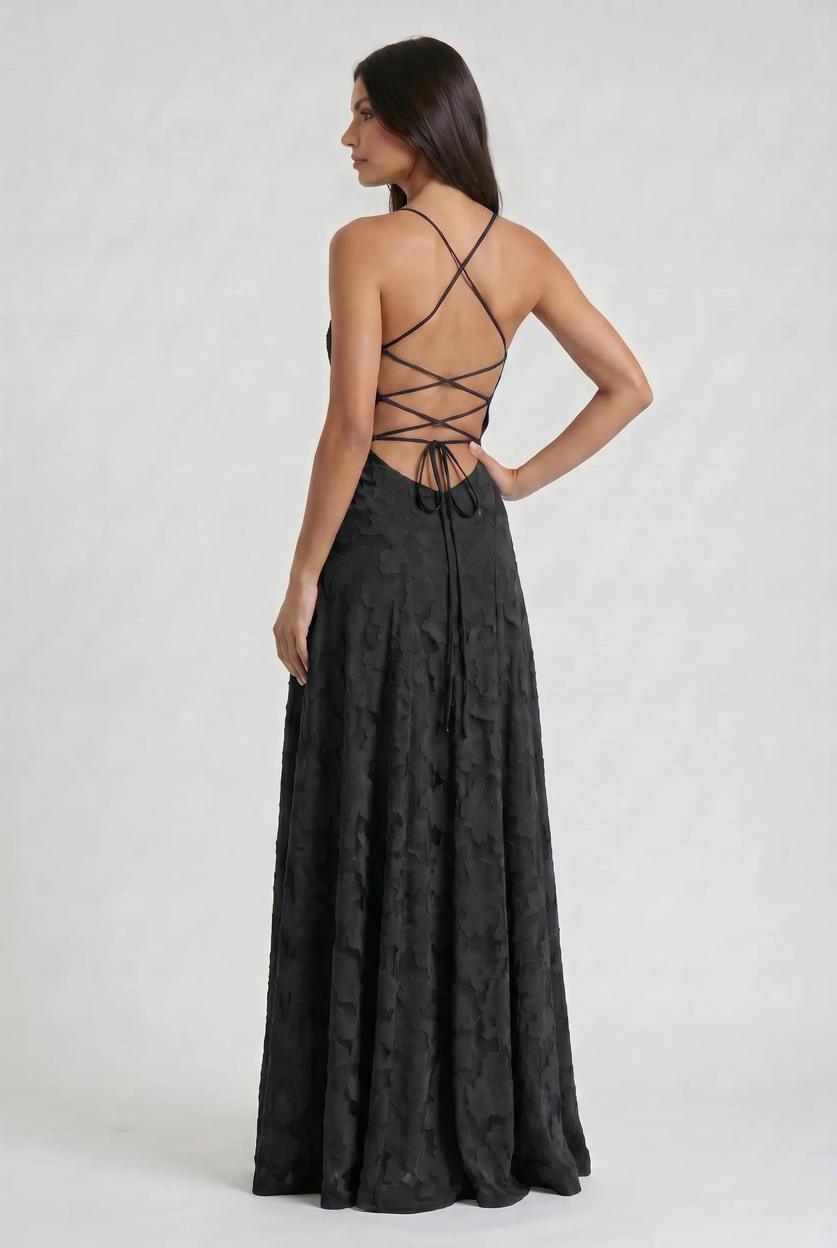 Louise | Vestido Maxi de Encaje Floral