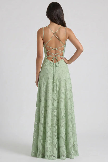 Louise | Vestido Maxi de Encaje Floral