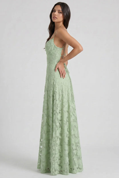 Louise | Vestido Maxi de Encaje Floral