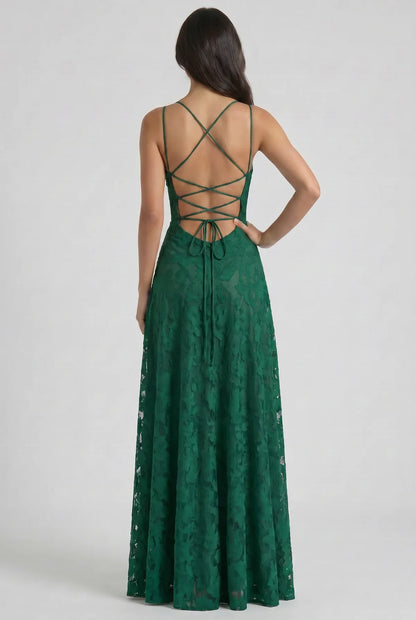 Louise | Vestido Maxi de Encaje Floral