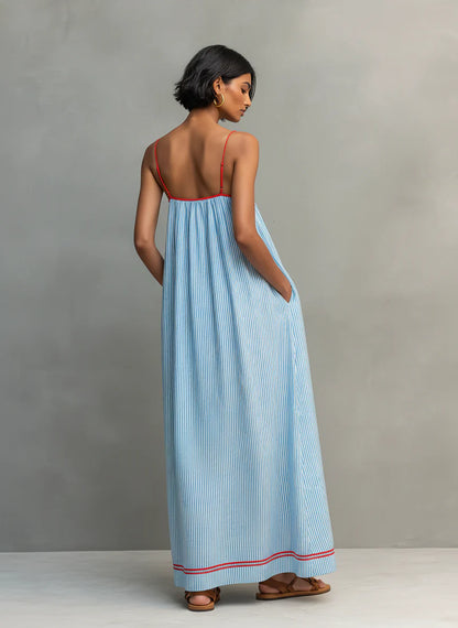 Vestido Camille | Maxi de Rayas
