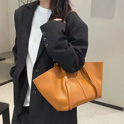 Valeria | Bolso Bucket de Piel