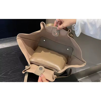 Valeria | Bolso Bucket de Piel