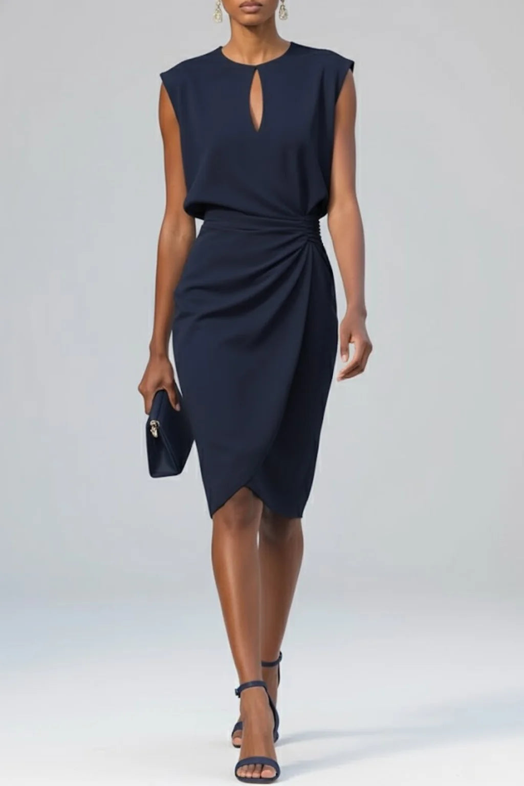 Éloise | Vestido Midi Drapado
