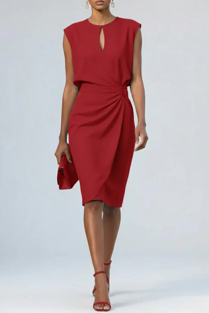 Éloise | Vestido Midi Drapado