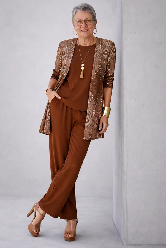 Luna | Conjunto de tres piezas Classic Elegance