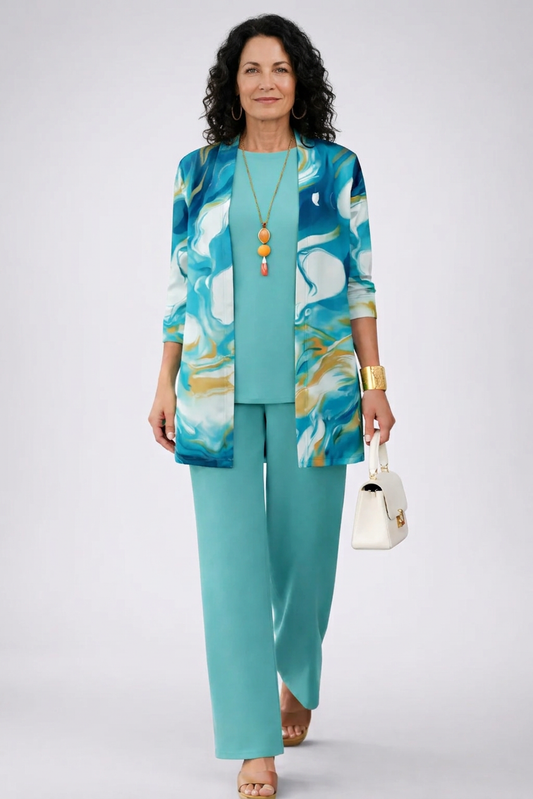 Marta | Conjunto de tres piezas Classic Elegance
