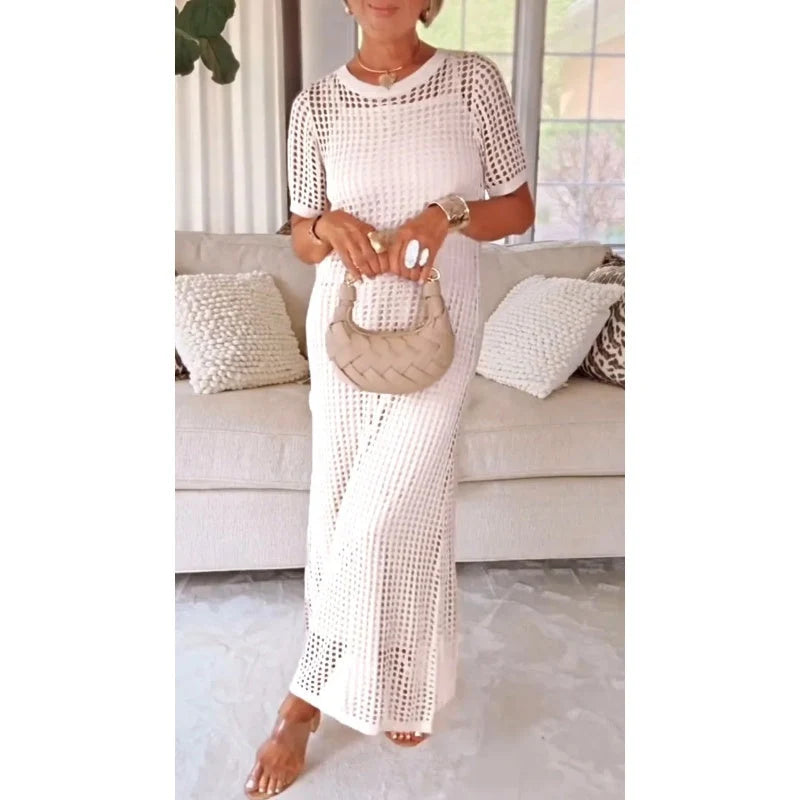 Amalia™ | Vestido Largo de Dos Piezas con Escote Elegante