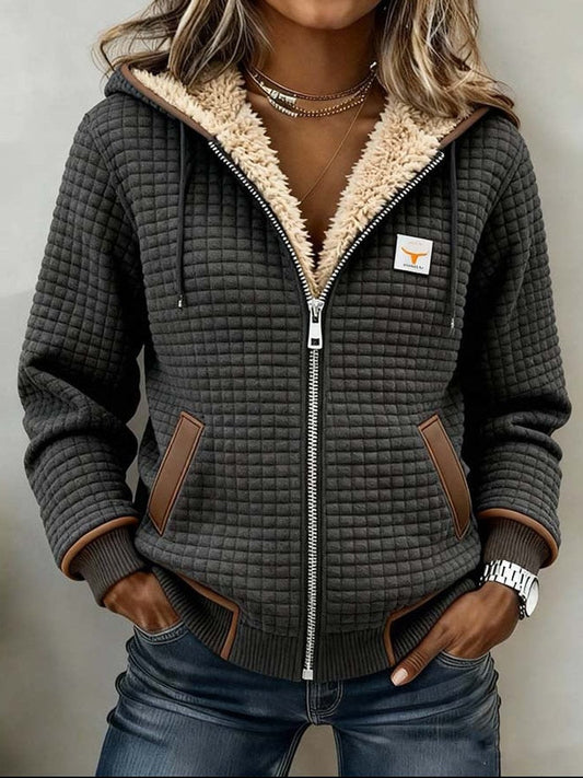 Chaqueta Acolchada con Capucha